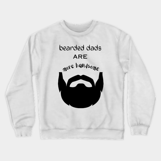 BEARDY DADDY Crewneck Sweatshirt by Profound Prints